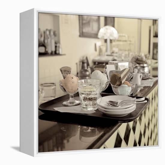 Bergamo Caffe #2-Alan Blaustein-Framed Stretched Canvas