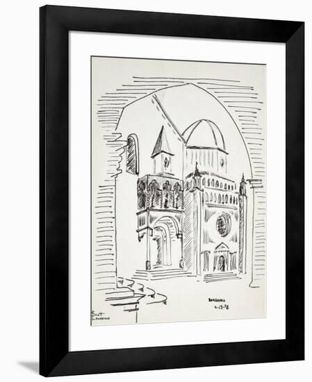 Bergamo, in Northern Italy, has a beautifully preserved Medieval city.-Richard Lawrence-Framed Photographic Print