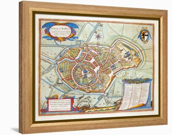 Bergen, Netherlands, 1649-Joan Blaeu-Framed Premier Image Canvas