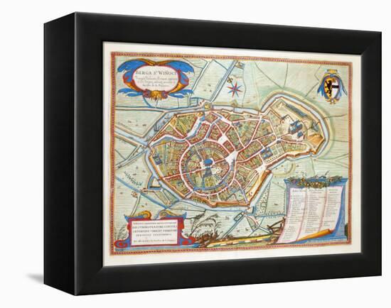 Bergen, Netherlands, 1649-Joan Blaeu-Framed Premier Image Canvas