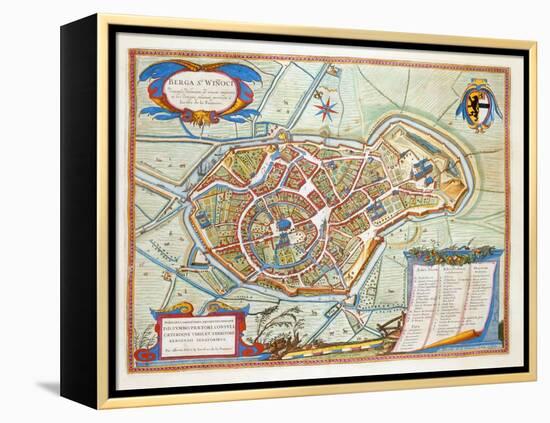 Bergen, Netherlands, 1649-Joan Blaeu-Framed Premier Image Canvas