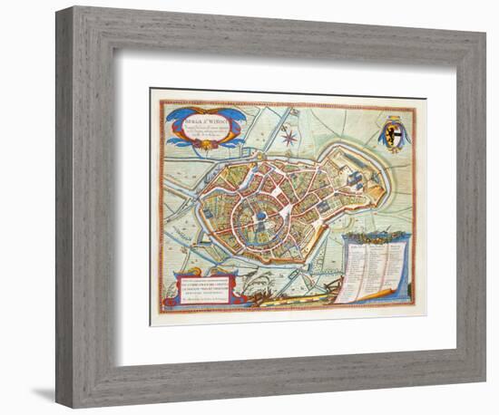 Bergen, Netherlands, 1649-Joan Blaeu-Framed Giclee Print