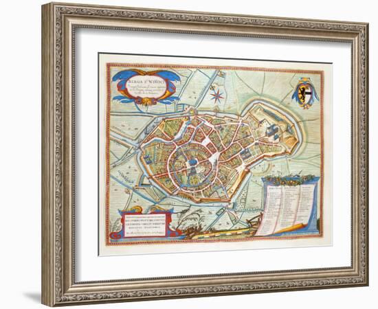 Bergen, Netherlands, 1649-Joan Blaeu-Framed Giclee Print