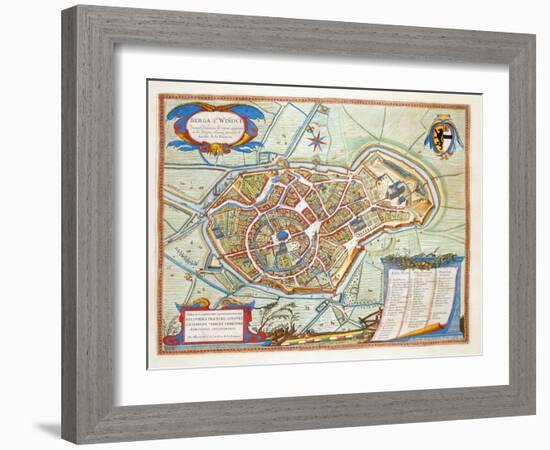 Bergen, Netherlands, 1649-Joan Blaeu-Framed Giclee Print