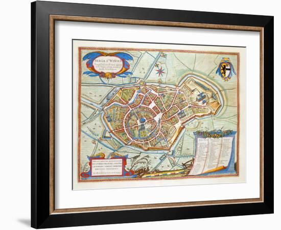 Bergen, Netherlands, 1649-Joan Blaeu-Framed Giclee Print