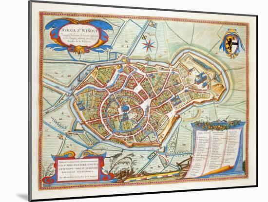 Bergen, Netherlands, 1649-Joan Blaeu-Mounted Giclee Print