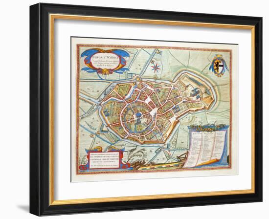 Bergen, Netherlands, 1649-Joan Blaeu-Framed Giclee Print