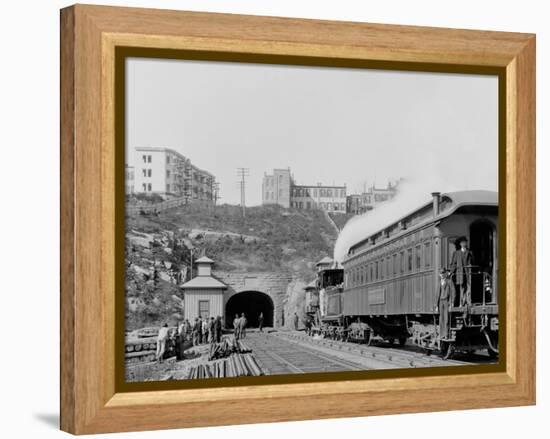 Bergen Tunnel, N.J., East-null-Framed Stretched Canvas