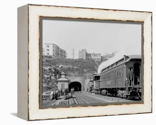 Bergen Tunnel, N.J., East-null-Framed Stretched Canvas