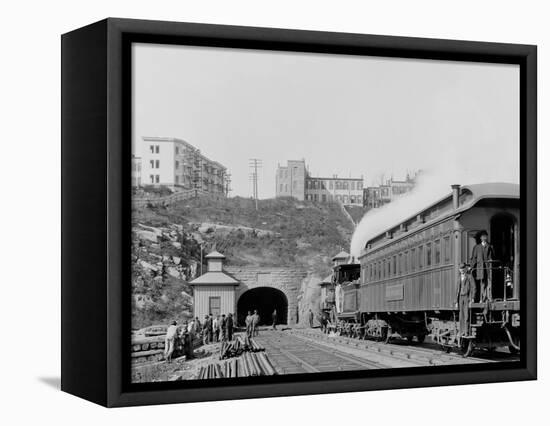 Bergen Tunnel, N.J., East-null-Framed Stretched Canvas
