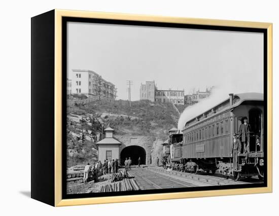 Bergen Tunnel, N.J., East-null-Framed Stretched Canvas