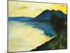 Bergsee at Sunset; Bergsee Am Sonnenuntergang-Lesser Ury-Mounted Giclee Print