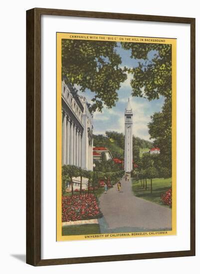 Berkeley Campanile-null-Framed Art Print