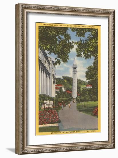 Berkeley Campanile-null-Framed Art Print