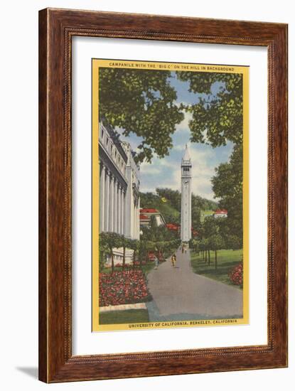 Berkeley Campanile-null-Framed Art Print