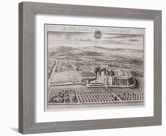 Berkeley Castle, Seat of the Earl of Berkeley-Johannes Kip-Framed Giclee Print