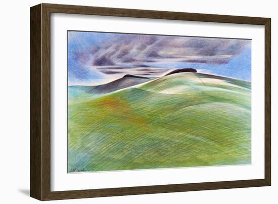 Berkshire Downs-Isabel Alexander-Framed Giclee Print