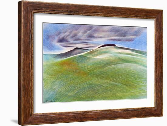 Berkshire Downs-Isabel Alexander-Framed Giclee Print