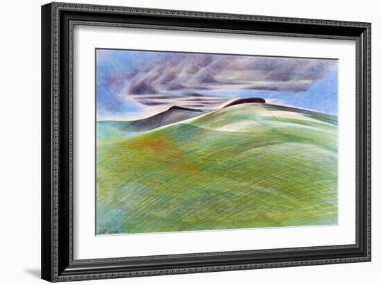 Berkshire Downs-Isabel Alexander-Framed Giclee Print