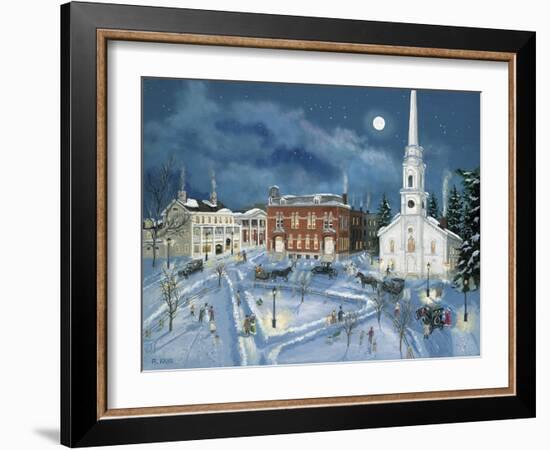 Berkshire Green in Winter (Lee Mass)-Bob Fair-Framed Giclee Print