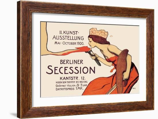 Berlin Art Exhibition, 1900-Wilhelm Schulz-Framed Art Print