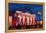 Berlin Brandenburg Gate with Paris Place-Martina Bleichner-Framed Stretched Canvas