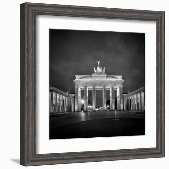 Berlin Brandenburg Gate-Melanie Viola-Framed Art Print