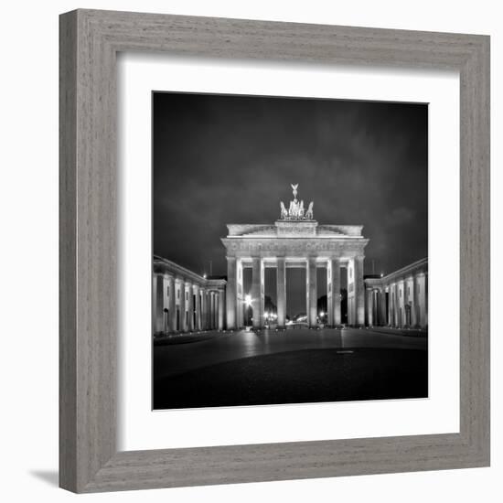 Berlin Brandenburg Gate-Melanie Viola-Framed Art Print