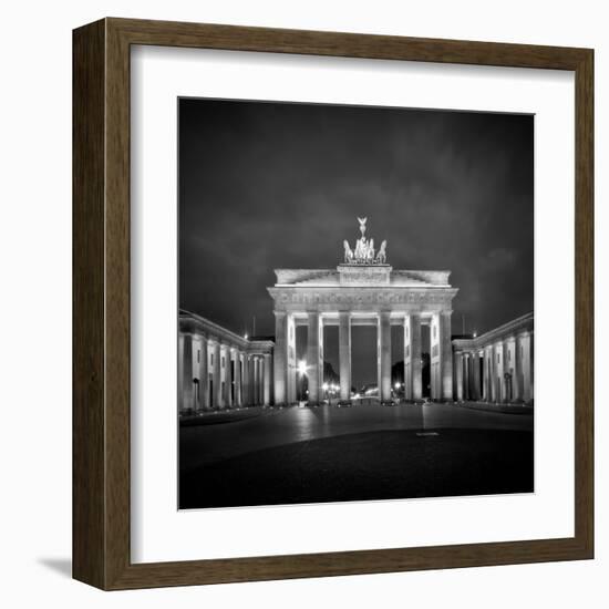 Berlin Brandenburg Gate-Melanie Viola-Framed Art Print