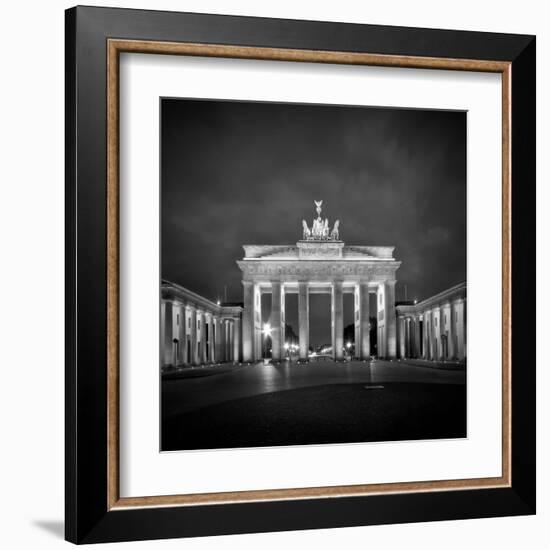 Berlin Brandenburg Gate-Melanie Viola-Framed Art Print