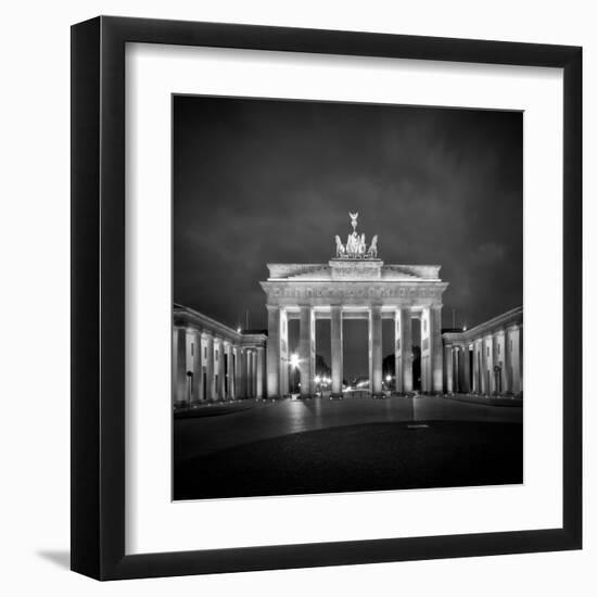 Berlin Brandenburg Gate-Melanie Viola-Framed Art Print