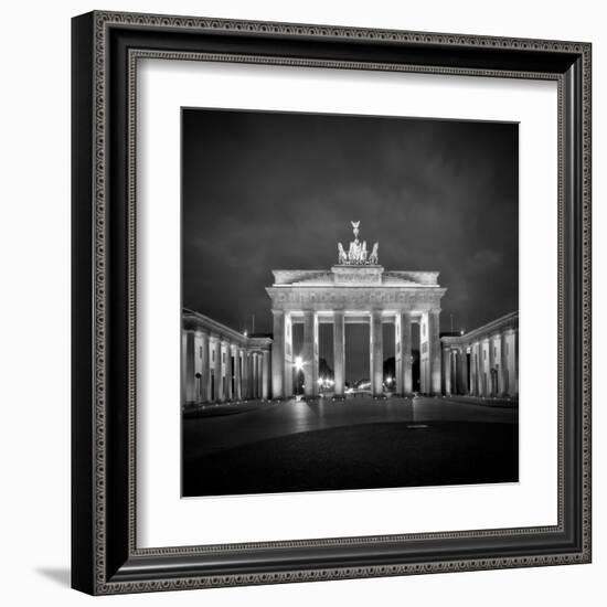 Berlin Brandenburg Gate-Melanie Viola-Framed Art Print