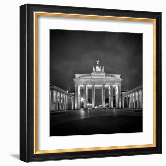 Berlin Brandenburg Gate-Melanie Viola-Framed Art Print