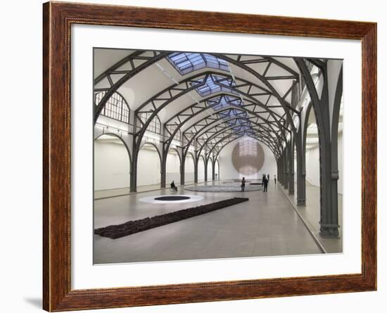 Berlin Circle by Richard Long at the Hamburger Bahnhof Museum, Berlin, Germany-Michele Molinari-Framed Photographic Print