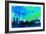 Berlin City Skyline-NaxArt-Framed Art Print