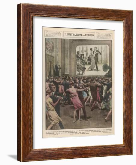 Berlin Dance School 1929-Alfredo Ortelli-Framed Art Print