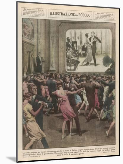 Berlin Dance School 1929-Alfredo Ortelli-Mounted Art Print