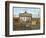 Berlin Divided: The Brandenburg Gate Stands Isolated Between East and West Berlin-null-Framed Photographic Print