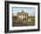 Berlin Divided: The Brandenburg Gate Stands Isolated Between East and West Berlin-null-Framed Photographic Print