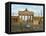 Berlin Divided: The Brandenburg Gate Stands Isolated Between East and West Berlin-null-Framed Premier Image Canvas