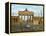 Berlin Divided: The Brandenburg Gate Stands Isolated Between East and West Berlin-null-Framed Premier Image Canvas