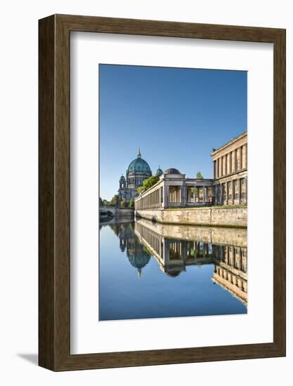 Berlin Dom, Alte Nationalgalerie and Spree River, Berlin, Germany-Sabine Lubenow-Framed Photographic Print