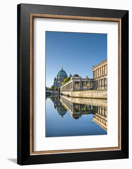 Berlin Dom, Alte Nationalgalerie and Spree River, Berlin, Germany-Sabine Lubenow-Framed Photographic Print