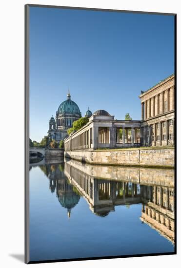 Berlin Dom, Alte Nationalgalerie and Spree River, Berlin, Germany-Sabine Lubenow-Mounted Photographic Print