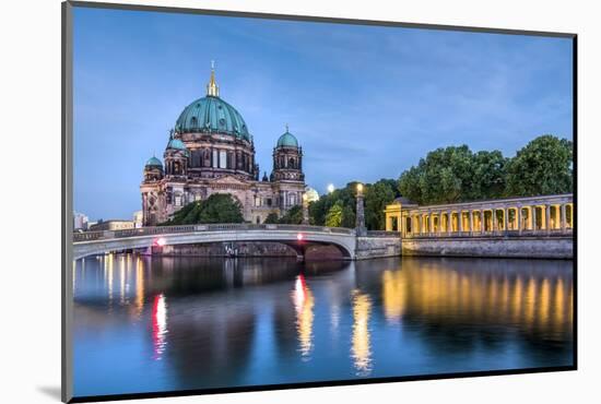 Berlin Dom and Spree River, Berlin, Germany-Sabine Lubenow-Mounted Photographic Print