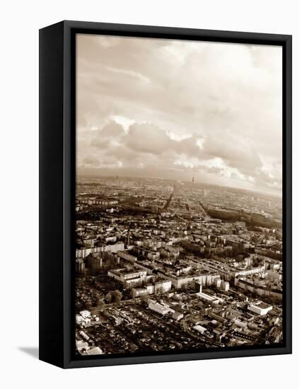 Berlin from Above / 8168-Rica Belna-Framed Premier Image Canvas