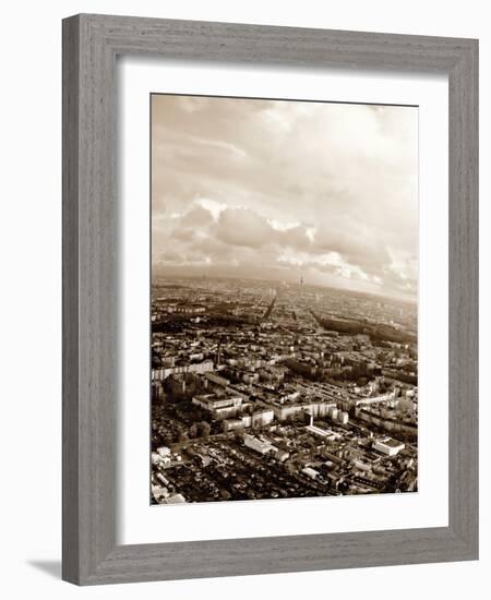 Berlin from Above / 8168-Rica Belna-Framed Giclee Print