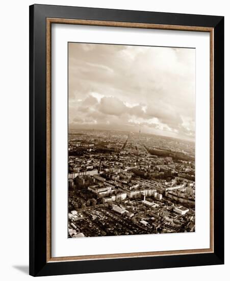 Berlin from Above / 8168-Rica Belna-Framed Giclee Print