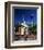 Berlin Gate and TV Tower in Wesel, Niederrhein, North Rhine-Westphalia, Germany-null-Framed Premium Giclee Print