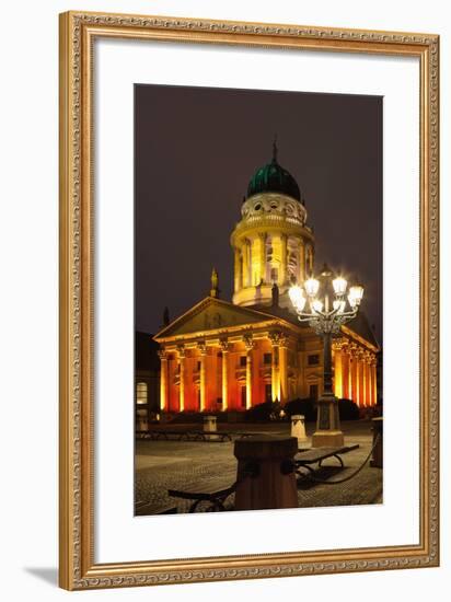 Berlin, Gendarmenmarkt, Night Photography-Catharina Lux-Framed Photographic Print